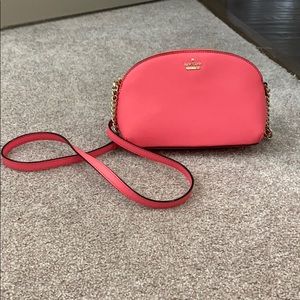 Kate Spade coral/gold crossbody